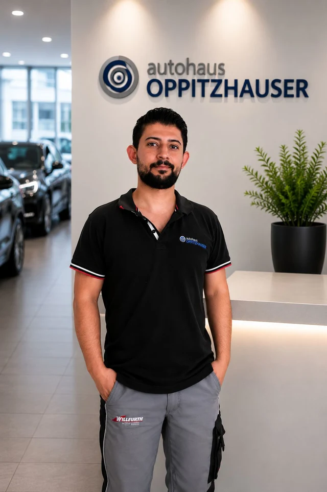 Odai Altuma, Mechaniker beim Autohaus Oppitzhauser